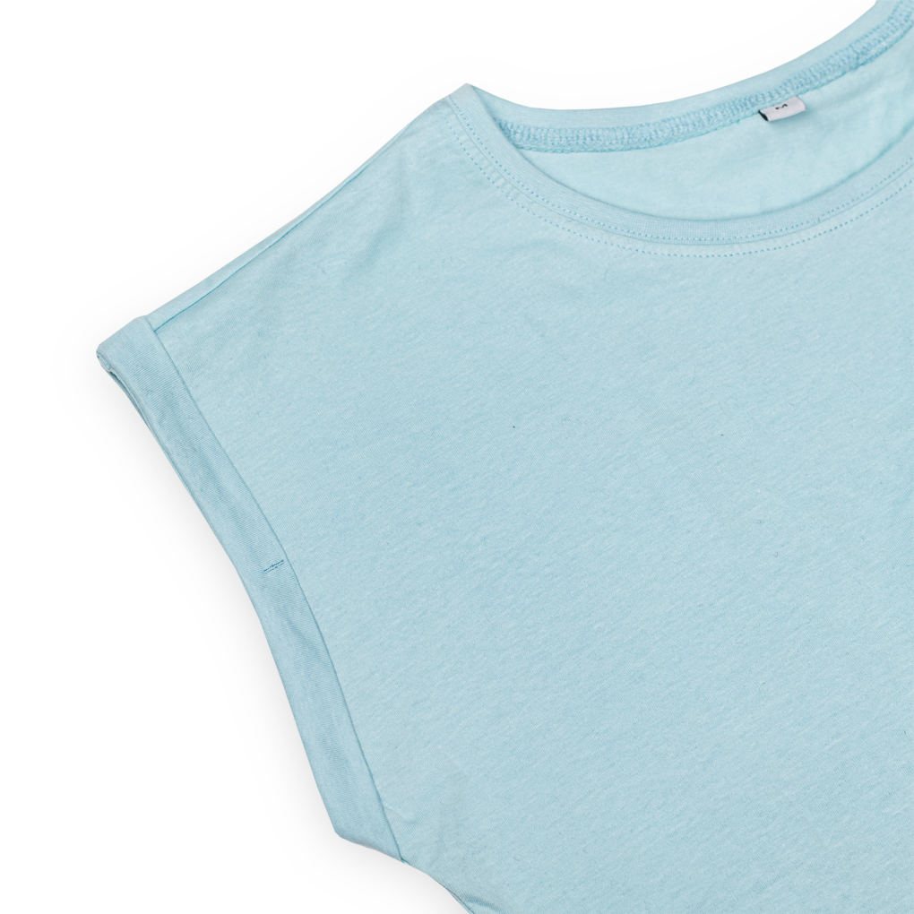 Roll-up sleeves women´s T-shirt