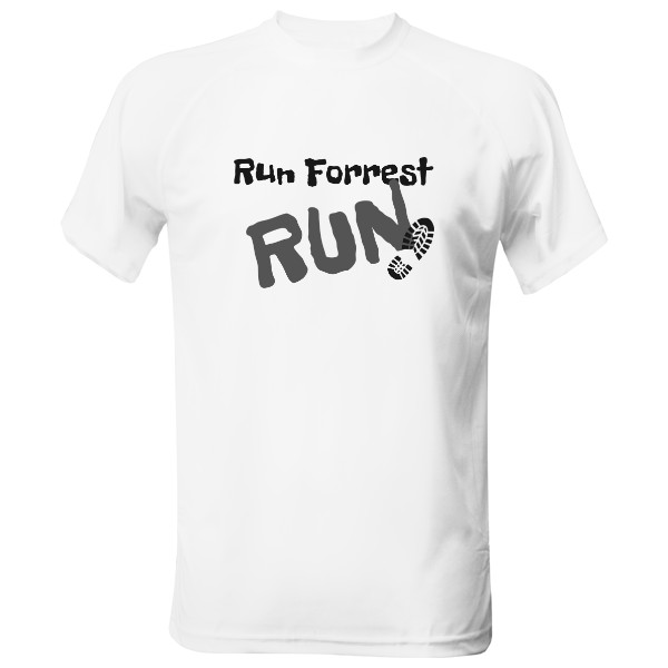 Pánske funčné tričko s potlačou Funkční triko Run Forrest