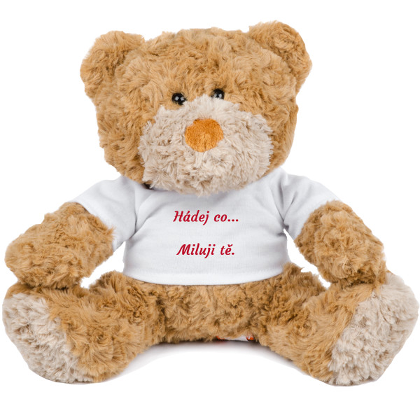 Medvídek Teddy s potiskem Medvídek miluji tě