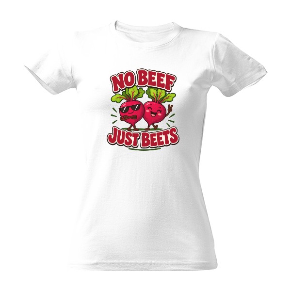 Tričko s potiskem No Beef Just Beets