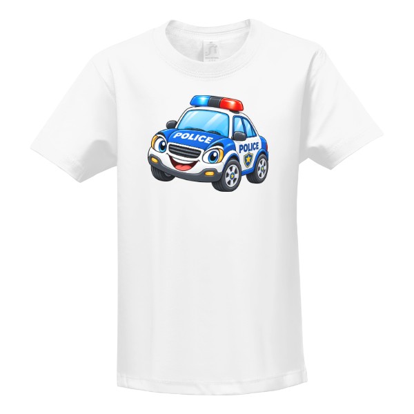 Tričko s potlačou Policajné auto