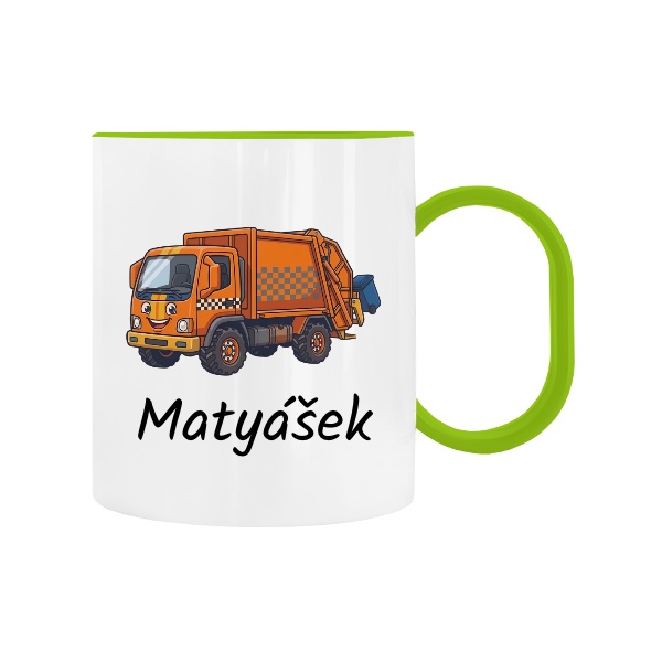 Dětský hrnek plastový  s potiskem Popeláři do školky se jménem