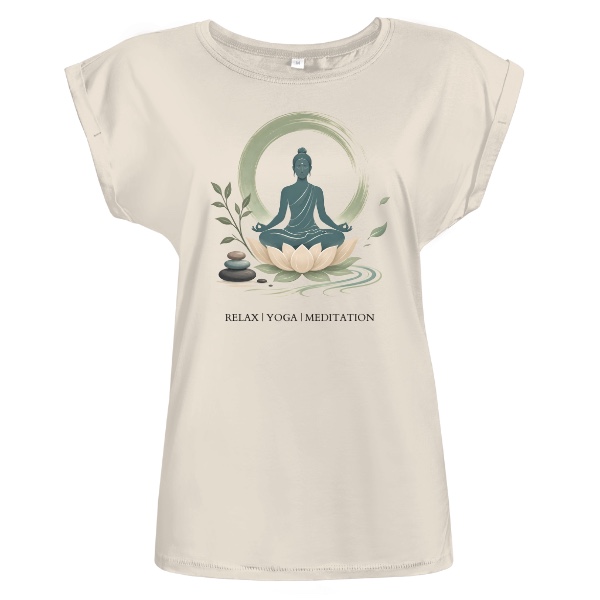 Tričko s potlačou RELAX YOGA MEDITATION