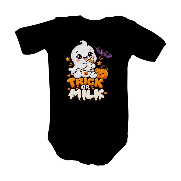 Kids' bodysuit  Trick or Milk
