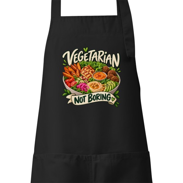 Apron Vegetarian Not Boring