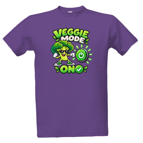 Tričko s potlačou Veggie Mode On
