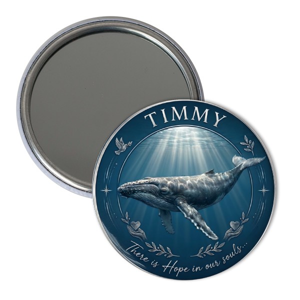 Zrkadlo s potlačou Veľryba Timmy – Hope