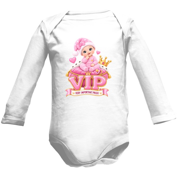 Detské body Long  s potlačou Nový produkt